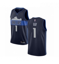 Youth Dallas Mavericks 1 Courtney Lee Swingman Navy Blue Basketball Jersey Statement Edition 