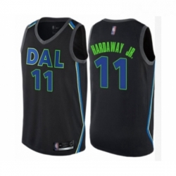 Youth Dallas Mavericks 11 Tim Hardaway Jr Swingman Black Basketball Jersey City Edition 