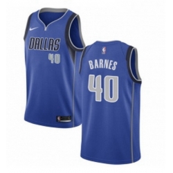 Youth Nike Dallas Mavericks 40 Harrison Barnes Swingman Royal Blue Road NBA Jersey Icon Edition