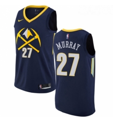 Womens Nike Denver Nuggets 27 Jamal Murray Swingman Navy Blue NBA Jersey City Edition