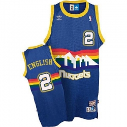 Youth Denver Nuggets Alex English #2 Swingman Light Blue Adidas Throwback Jersey