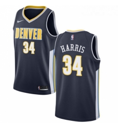 Youth Nike Denver Nuggets 34 Devin Harris Authentic Navy Blue Road NBA Jersey Icon Edition 