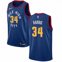 Youth Nike Denver Nuggets 34 Devin Harris Swingman Light Blue Alternate NBA Jersey Statement Edition 