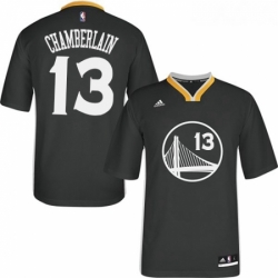 Youth Adidas Golden State Warriors 13 Wilt Chamberlain Authentic Black Alternate NBA Jersey