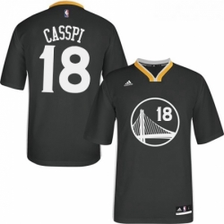 Youth Adidas Golden State Warriors 18 Omri Casspi Authentic Black Alternate NBA Jersey 