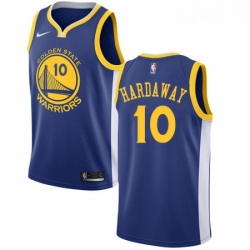 Youth Nike Golden State Warriors 10 Tim Hardaway Swingman Royal Blue Road NBA Jersey Icon Edition