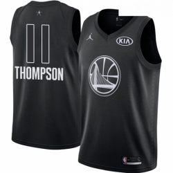 Youth Nike Jordan Golden State Warriors 11 Klay Thompson Swingman Black 2018 All Star Game NBA Jersey