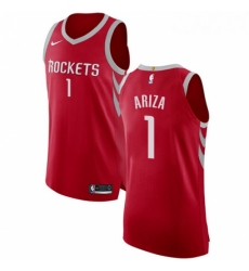 Youth Nike Houston Rockets 1 Trevor Ariza Authentic Red Road NBA Jersey Icon Edition