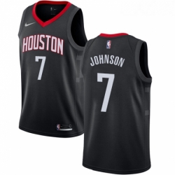 Youth Nike Houston Rockets 7 Joe Johnson Swingman Black NBA Jersey Statement Edition 