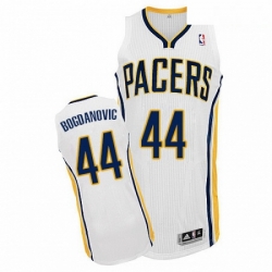 Mens Adidas Indiana Pacers 44 Bojan Bogdanovic Authentic White Home NBA Jersey 