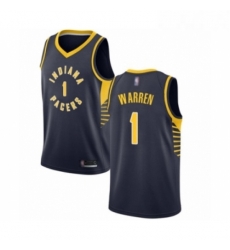 Womens Indiana Pacers 1 TJ Warren Swingman Navy Blue Basketball Jersey Icon Edition 