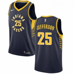 Womens Nike Indiana Pacers 25 Al Jefferson Swingman Navy Blue NBA Jersey Icon Edition