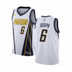 Womens Nike Indiana Pacers 6 Cory Joseph White Swingman Jersey Earned Edition 