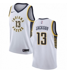 Youth Nike Indiana Pacers 13 Mark Jackson Swingman White NBA Jersey Association Edition