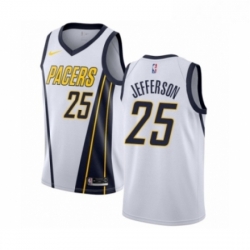 Youth Nike Indiana Pacers 25 Al Jefferson White Swingman Jersey Earned Edition