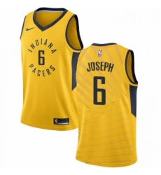 Youth Nike Indiana Pacers 6 Cory Joseph Authentic Gold NBA Jersey Statement Edition 