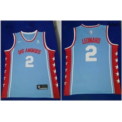 Clippers 2 Kawhi Leonard Light Blue Nike Swingman Jersey