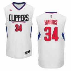 Womens Adidas Los Angeles Clippers 34 Tobias Harris Swingman White Home NBA Jersey 