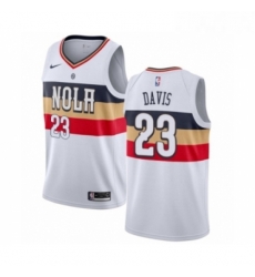 Youth Nike New Orleans Pelicans 23 Anthony Davis White Swingman Jersey Earned Edition