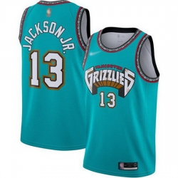 Grizzlies  13 Jaren Jackson Jr. Green Basketball Swingman Hardwood Classics Jersey