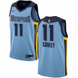 Mens Nike Memphis Grizzlies 11 Mike Conley Authentic Light Blue NBA Jersey Statement Edition