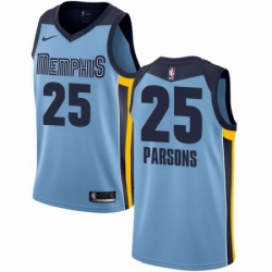 Mens Nike Memphis Grizzlies 25 Chandler Parsons Authentic Light Blue NBA Jersey Statement Edition 