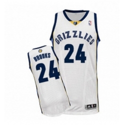 Womens Adidas Memphis Grizzlies 24 Dillon Brooks Authentic White Home NBA Jersey 