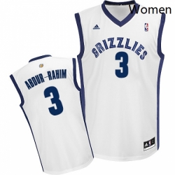 Womens Adidas Memphis Grizzlies 3 Shareef Abdur Rahim Swingman White Home NBA Jersey