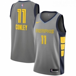 Youth Nike Memphis Grizzlies 11 Mike Conley Swingman Gray NBA Jersey City Edition