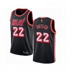 Womens Miami Heat 22 Jimmy Butler Authentic Black Fashion Hardwood Classics Basketball Jersey 