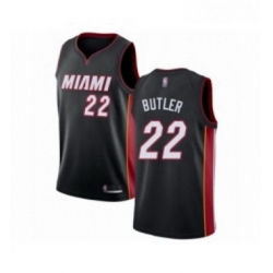 Womens Miami Heat 22 Jimmy Butler Swingman Black Basketball Jersey Icon Edition 