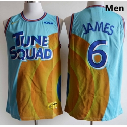 Men Tune Squad Lebron James 6 Space Jam Basketball Jersey