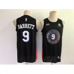 Men's New York Knicks #9 RJ Barrett Black Nike City Player Jersey