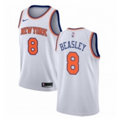 Womens Nike New York Knicks 8 Michael Beasley Authentic White NBA Jersey Association Edition 