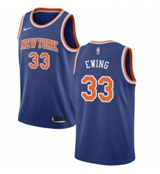 Youth Nike New York Knicks 33 Patrick Ewing Swingman Royal Blue NBA Jersey Icon Edition