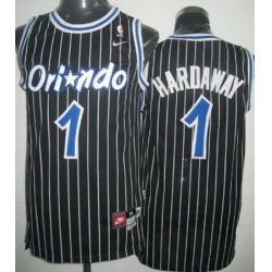 Men Nike Magic 1 Tim Hardway Black Throwback NBA Stitched Jersey