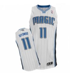 Mens Adidas Orlando Magic 11 Bismack Biyombo Authentic White Home NBA Jersey