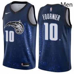 Mens Nike Orlando Magic 10 Evan Fournier Swingman Blue NBA Jersey City Edition