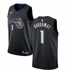 Womens Nike Orlando Magic 1 Penny Hardaway Swingman Black NBA Jersey City Edition