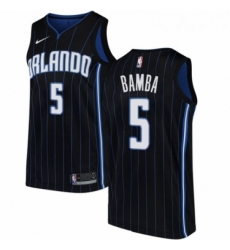 Womens Nike Orlando Magic 5 Mohamed Bamba Swingman Black NBA Jersey Statement Edition 