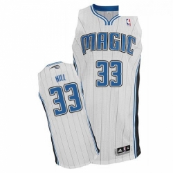 Youth Adidas Orlando Magic 33 Grant Hill Authentic White Home NBA Jersey