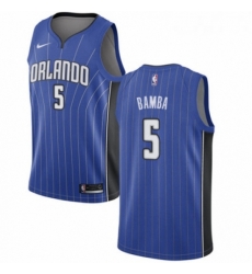 Youth Nike Orlando Magic 5 Mohamed Bamba Swingman Royal Blue NBA Jersey Icon Edition 