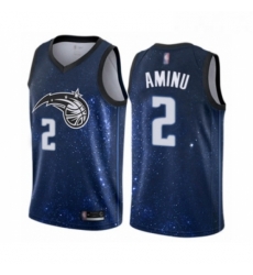 Youth Orlando Magic 2 Al Farouq Aminu Swingman Blue Basketball Jersey City Edition 