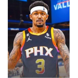 Men PHOENIX SUNS Bradley Beal #3 Home black City Edition Stitched NBA Jersey