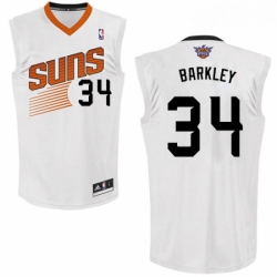 Mens Adidas Phoenix Suns 34 Charles Barkley Authentic White Home NBA Jersey