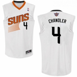 Mens Adidas Phoenix Suns 4 Tyson Chandler Swingman White Home NBA Jersey