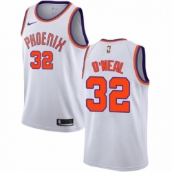 Mens Nike Phoenix Suns 32 Shaquille ONeal Swingman NBA Jersey Association Edition