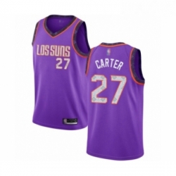 Mens Phoenix Suns 27 Jevon Carter Authentic Purple Basketball Jersey 2018 19 City Edition 