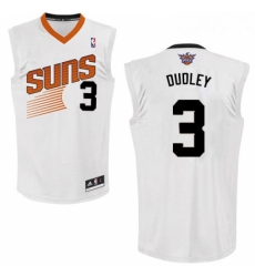 Womens Adidas Phoenix Suns 3 Jared Dudley Authentic White Home NBA Jersey