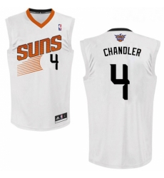 Youth Adidas Phoenix Suns 4 Tyson Chandler Swingman White Home NBA Jersey